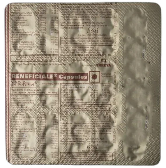 beneficiale capsule 15's